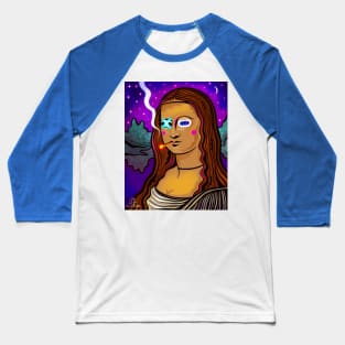 Mona Lisa Baseball T-Shirt